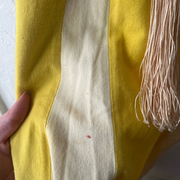 Vintage 60s/70s Yellow Josefa Kaftan - Picture 3 of 8